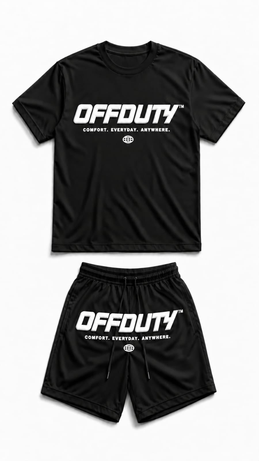 T shirt and shorts set